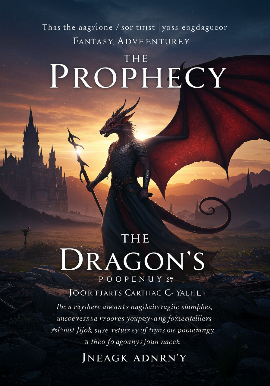 Book cover for The Dragon's Prophecy